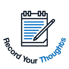 Record your thoughts icon